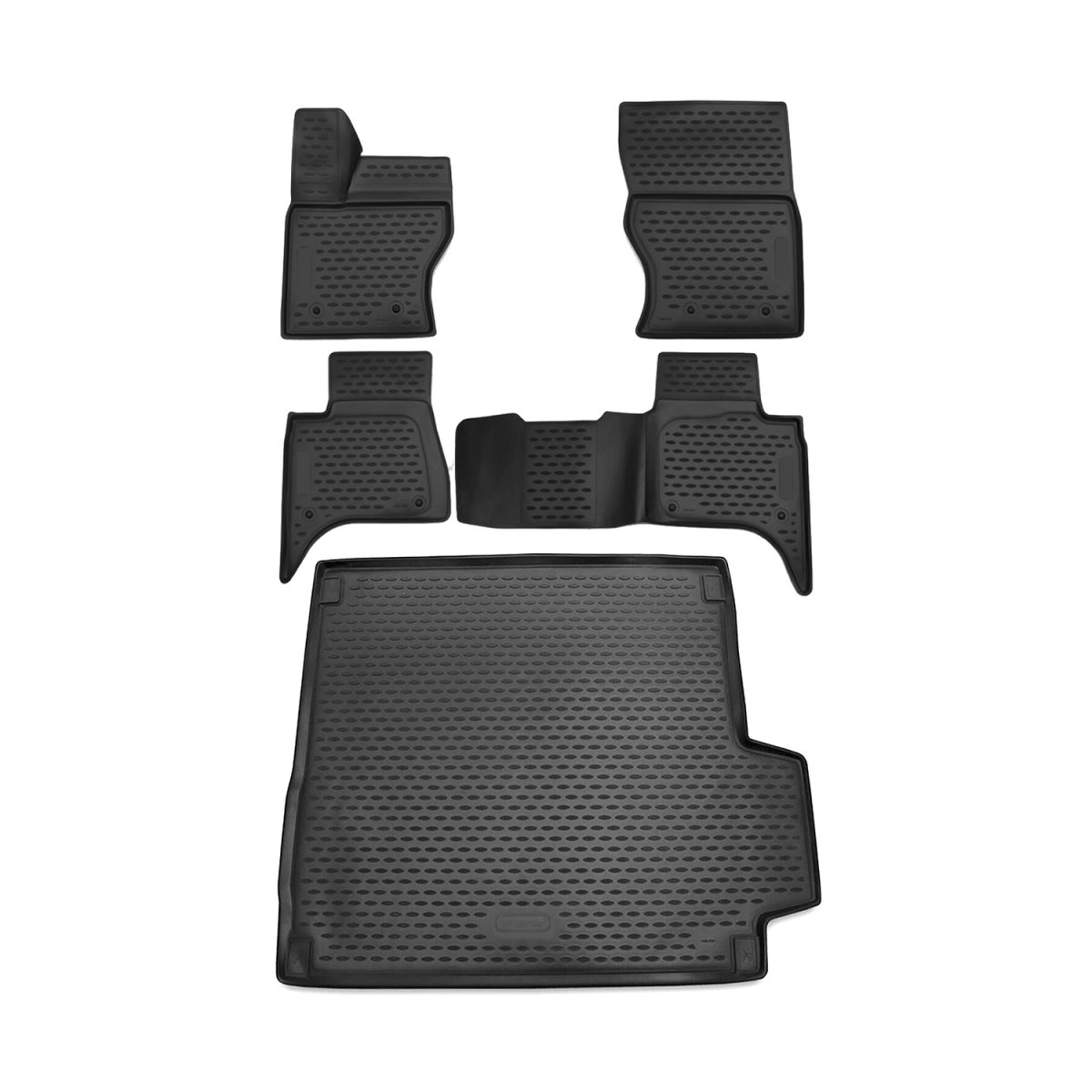 Land Rover Range Rover Sport Floor-Trunk Mats - Omac - 3D - Black - 2014-2022 Land Rover Range Rover Sport Floor-Trunk Mats - Omac - 3D - Black - 2014-2022